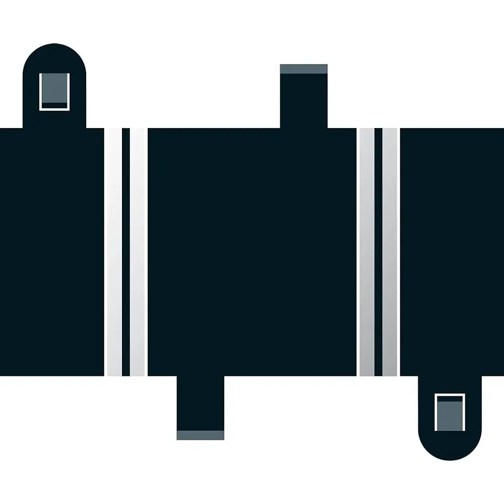 Voie Droite Courte - SCALEXTRIC C8236 - I 1/32 - 78 x 155 mm