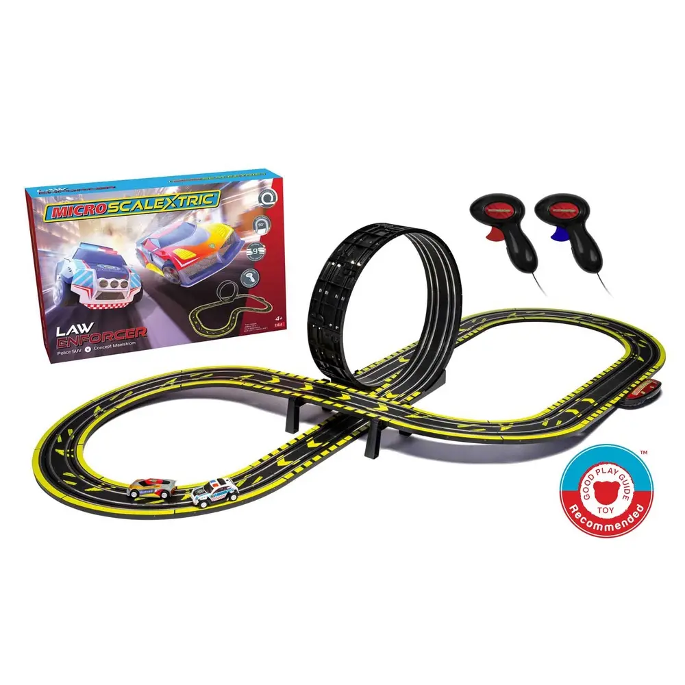 Coffret de circuit - Scalextric G1149M - Law Enforcer ensemble de course alimenté sur secteur