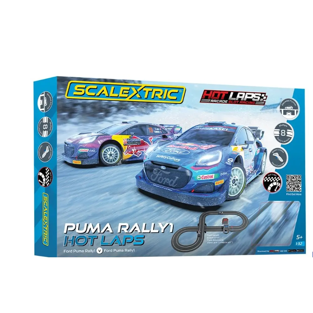Set Puma WRC Hot Laps Race - SCALEXTRIC 1452P - 1/32 - Slot Racing