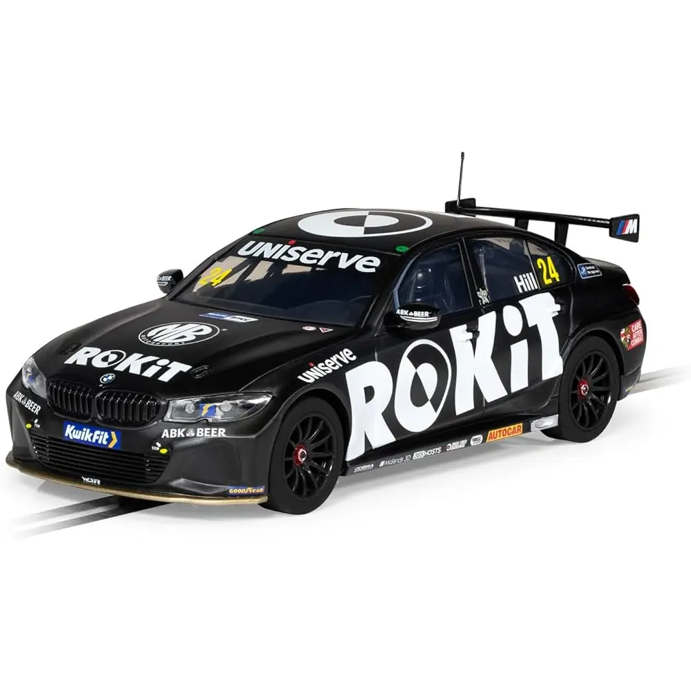 Voiture Analogique - BMW 330i MSport - BTCC 2022 - Jake Hill - Scalextric CH4440 - Super Slot - Echelle I 1/32