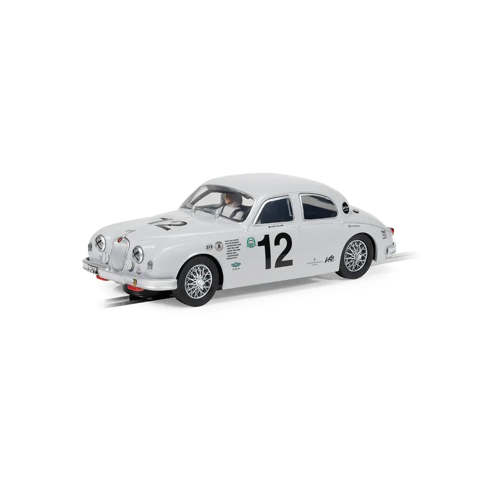 Voiture Analogique - Jaguar MK1 - ACHETER1 - Goodwood 2021 - Scalextric CH4419 - Super Slot - Echelle I 1/32