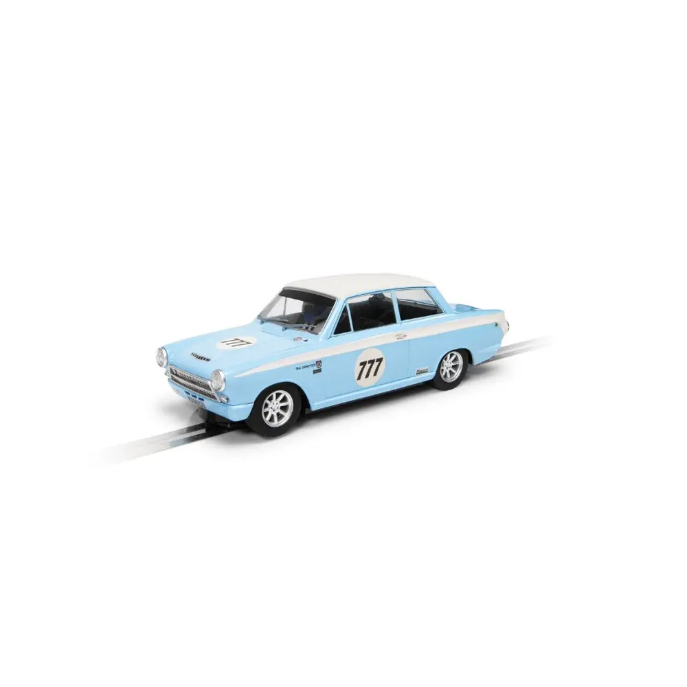 Voiture Analogique Ford Lotus Cortina Jordan Racing Team Mark Sumpter - SCALEXTRIC 4330 - 1/32 - Super Slot