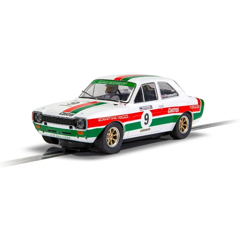 Voiture Analogique Ford Escort MK1 Mark Freemantle Castrol Racing - SCALEXTRIC 4314 - 1/32 - Super Slot