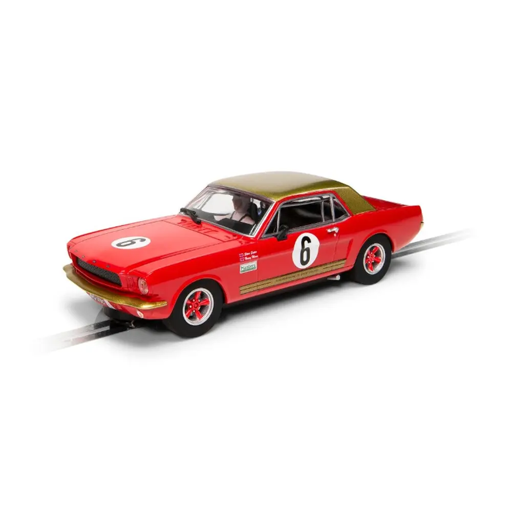 Voiture Analogique Ford Mustang Alan Mann Racing Henry Mann et Steve Soper - SCALEXTRIC 4339 - 1/32 - Super Slot
