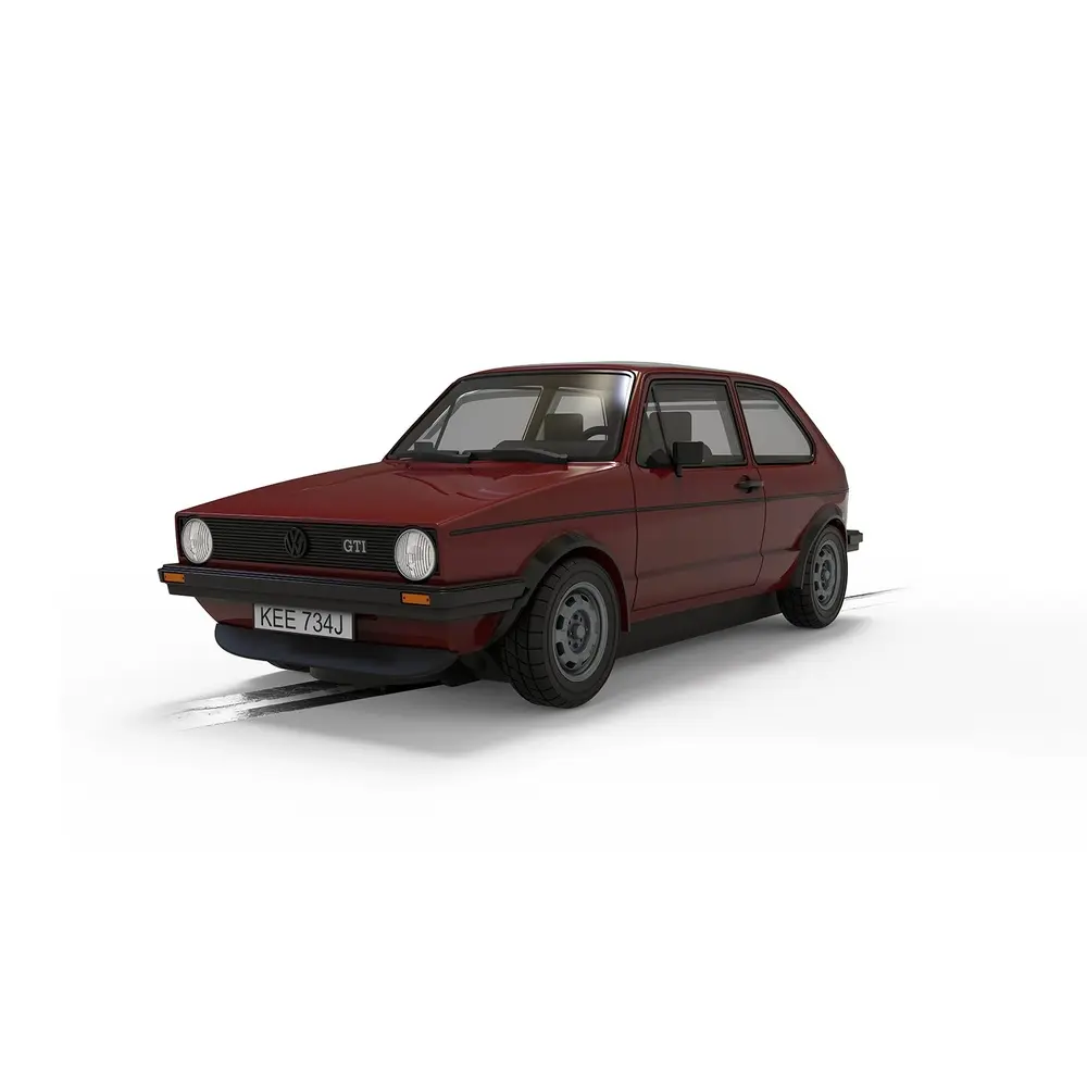 Voiture Analogique - Volkswagen Golf GTI - Rouge - Scalextric CH4490 - Super Slot - Echelle I: 1/32