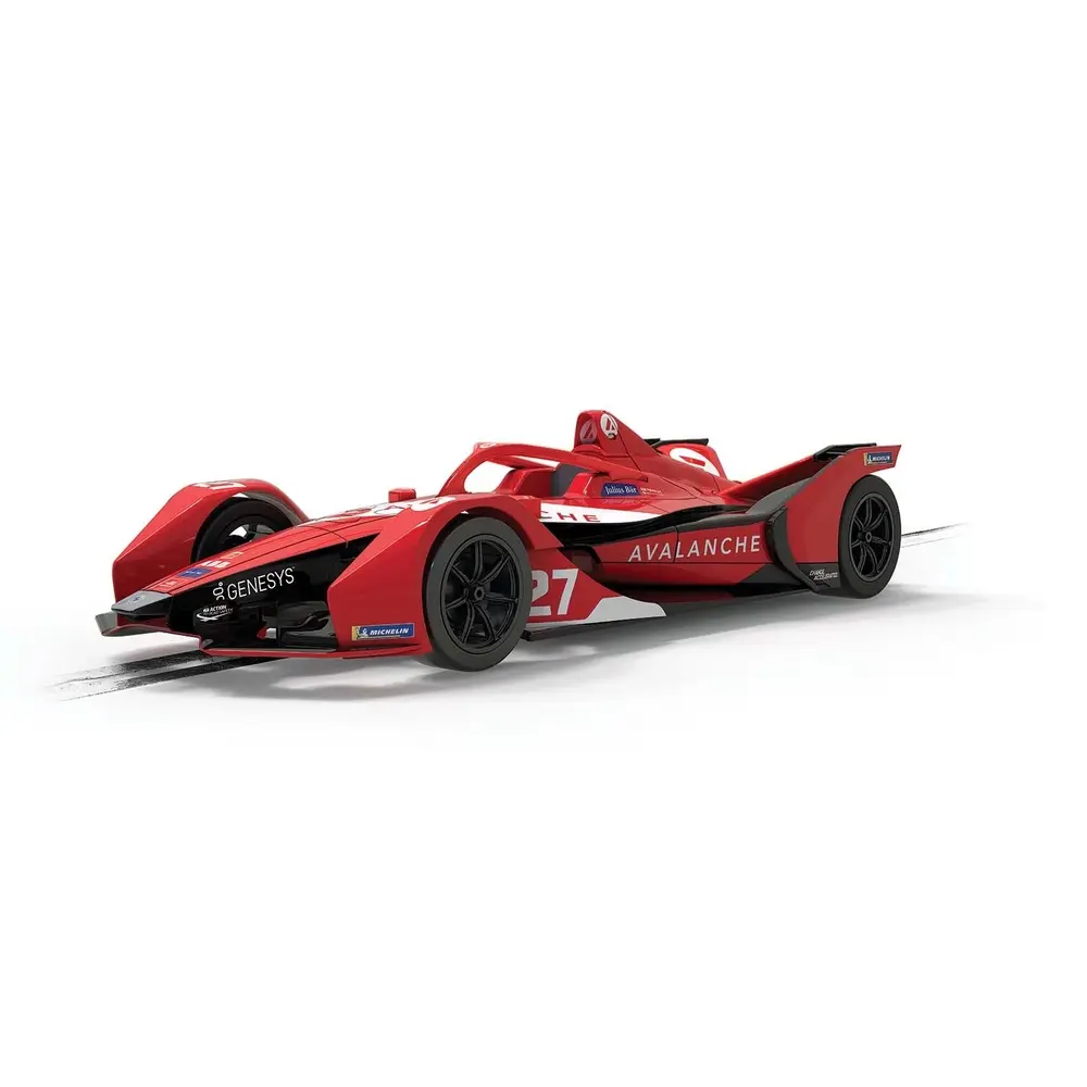 Voiture Analogique - Formule E - Avalanche Andretti - saison 8 - Jake Dennis - Scalextric CH4315 - Super Slot - Echelle I 1/32