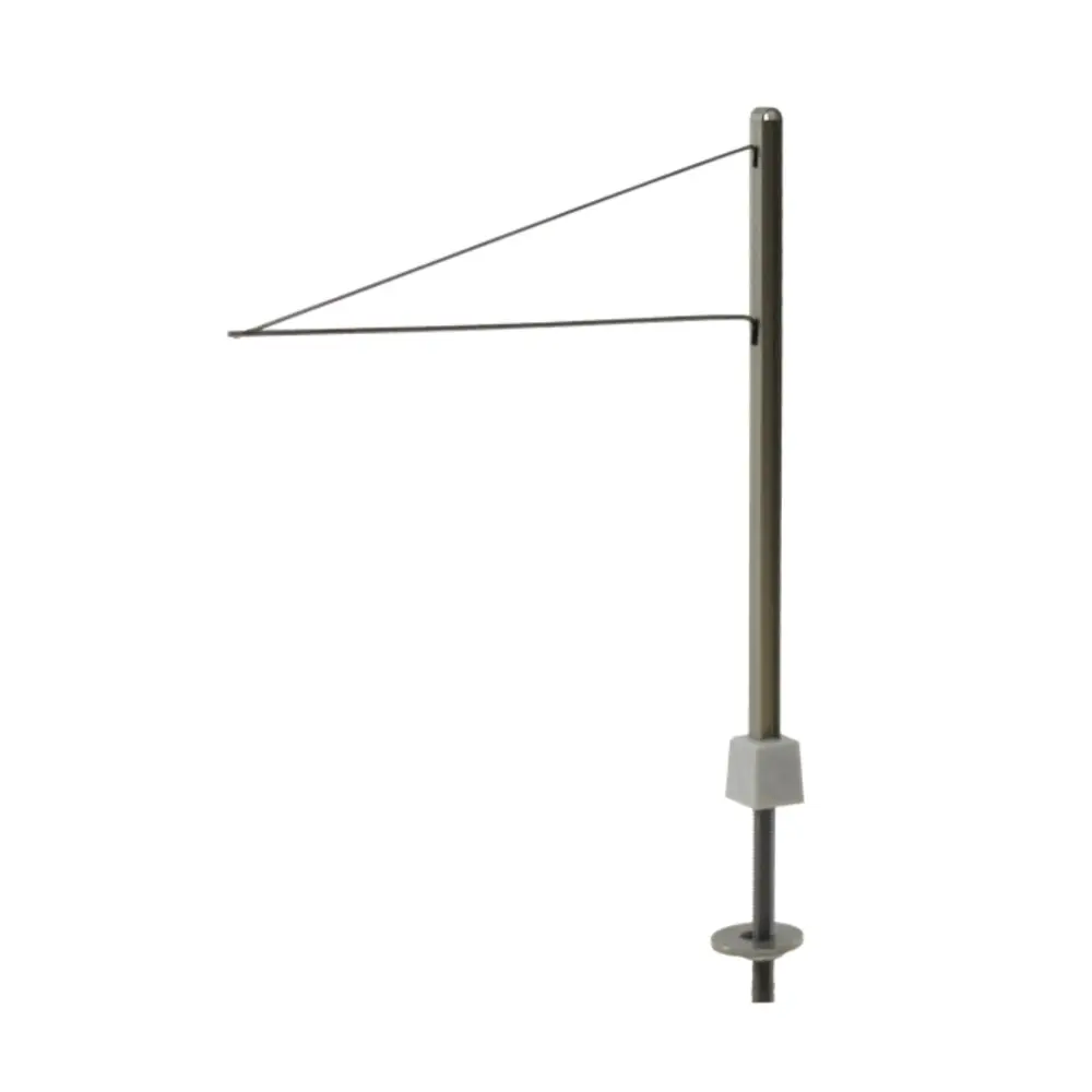 Poteau caténaire Sommerfeldt 123 - HO 1/87 - hauteur 85 mm