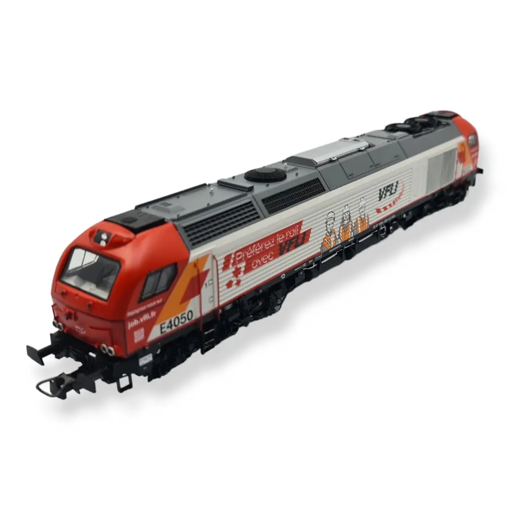 Locomotive électrique-diesel  Euro 4000 livrée VFLI, Sudexpress SUS405021, HO 1/87e