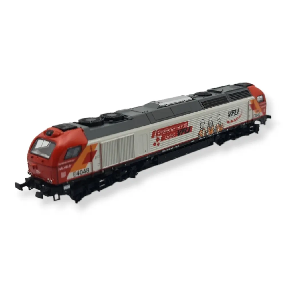 Locomotive diesel-électrique Stadler Euro 4000 livrée VFLI - Sudexpress SVFL048N - N 1/160e