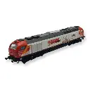 Locomotive diesel-électrique Stadler Euro 4000 livrée VFLI - Sudexpress SVFL048N - N 1/160e