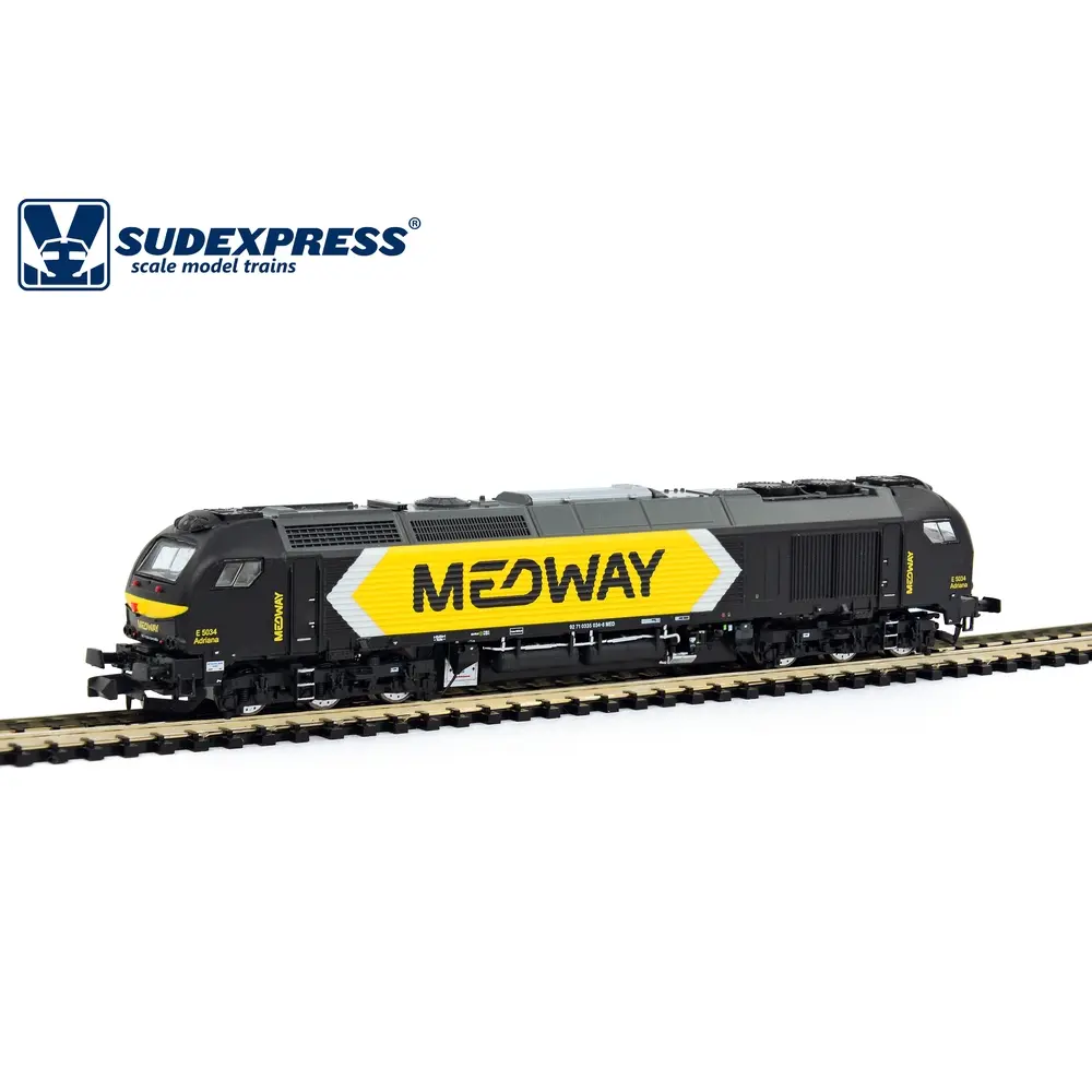Locomotive diesel-électrique Standler Euro4000 MEDWAY - Sudexpress SMED034N - N 1/160 - PRIVAT - EP VI - 2R - Analogique