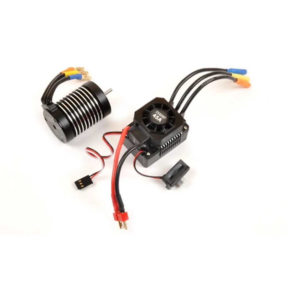 Combo Moteur 3100KV Brushless & Variateur Rush 45A | T2M T4900631 1/10