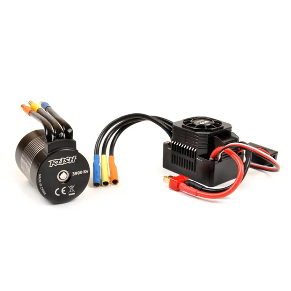 Combo Moteur 3900KV Brushless & Variateur Rush 60A | T2M T4900739 1/10