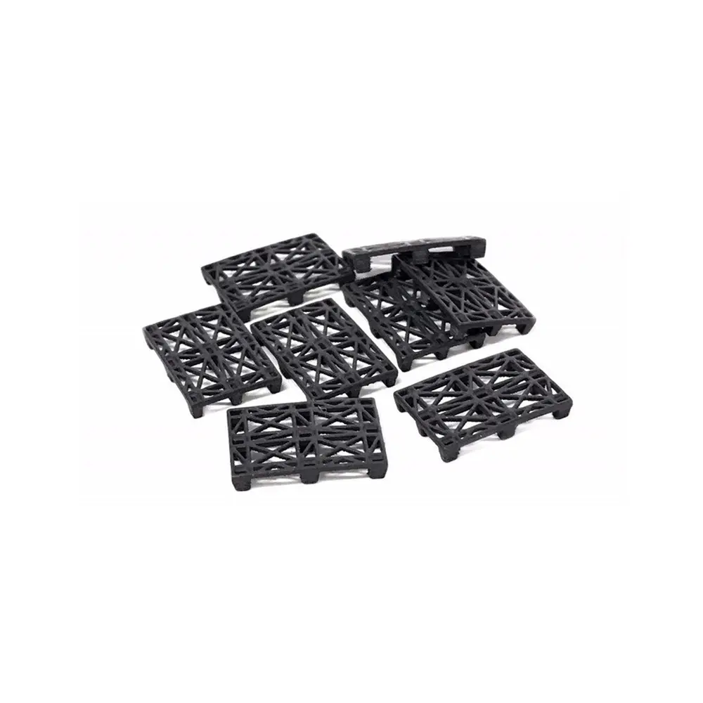 Lot de 8 palettes Euro en plastique - 87TRAIN 221001 - HO 1/87