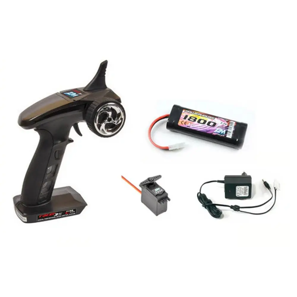 Pack Radio Racer 3S + Accu NiMH 1800mAh + Chargeur + Servo - T2M T4618L