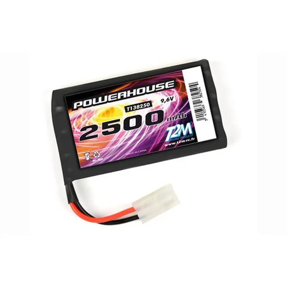 Accu Ni-Mh 9.6V 2500mAH - T2M T138250
