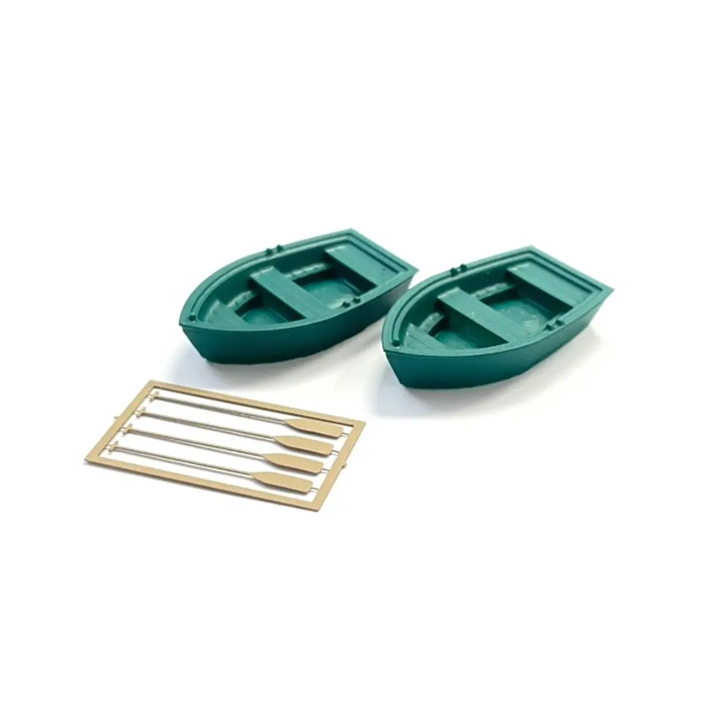 Lot de 2 Bateaux à Rames - 87TRAIN 221055 - HO 1/87