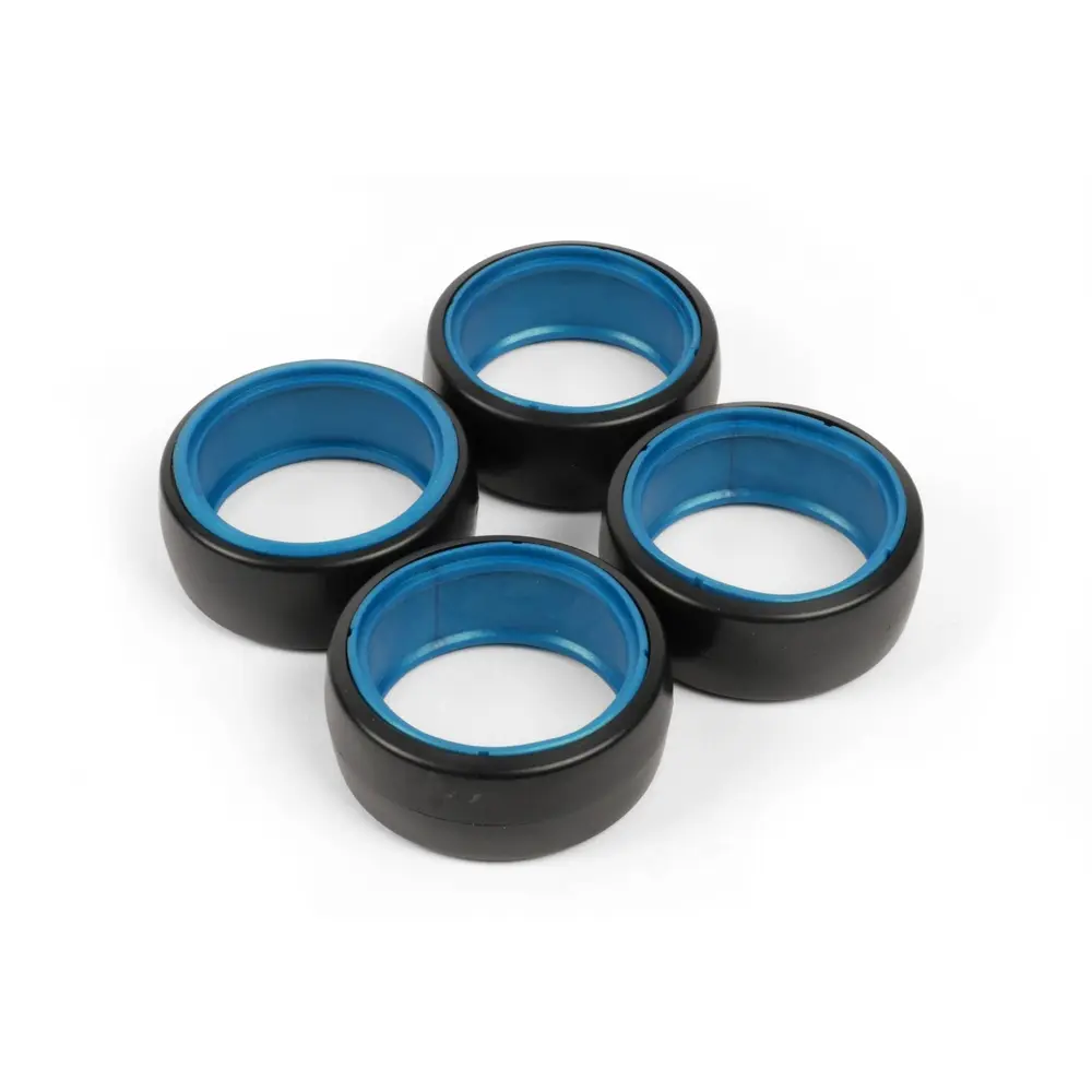 Pack de 4 Pneus Drift - Bleu - T422634B - 1/10