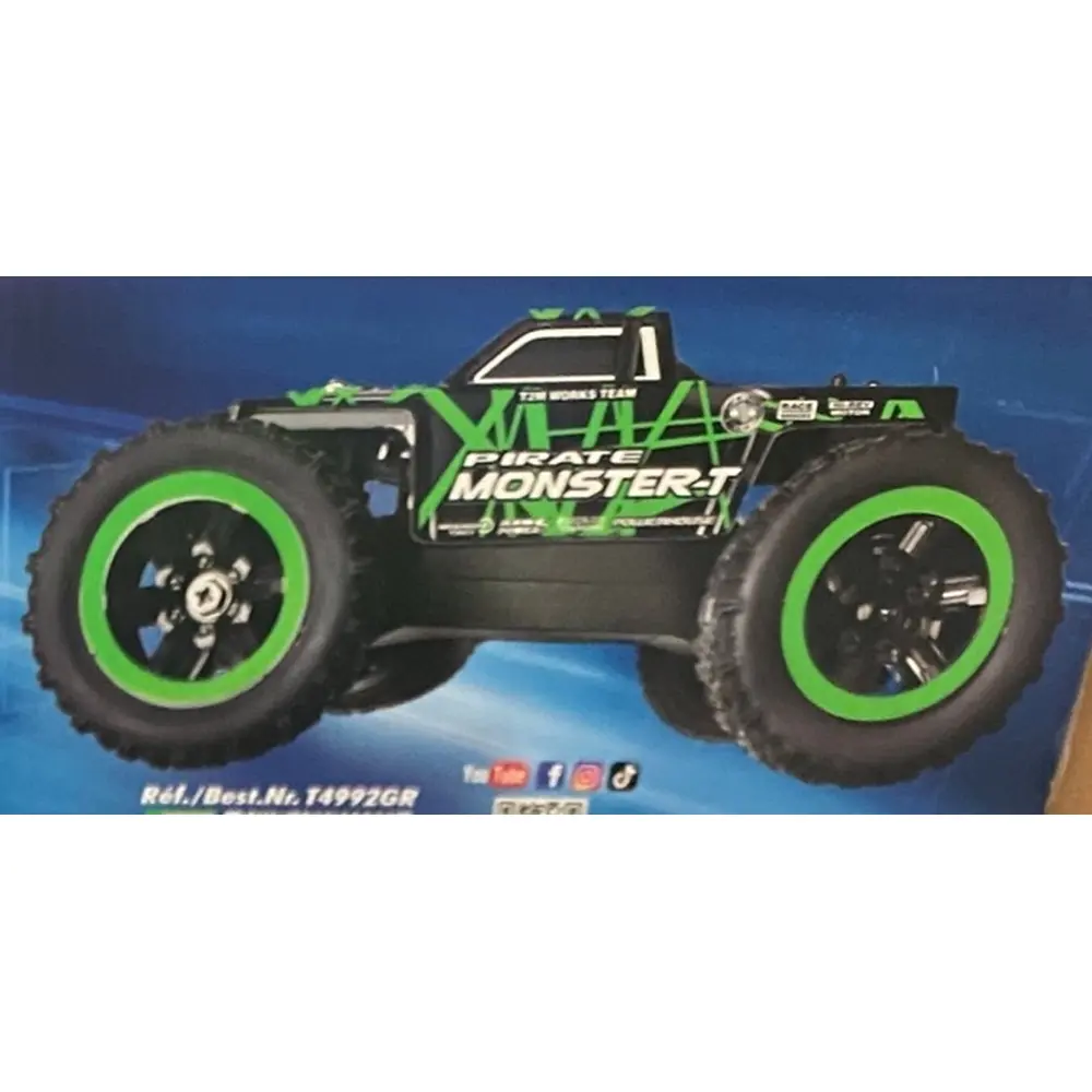Pirate Monster-T vert brushless - T2M T4992GR - 1/18