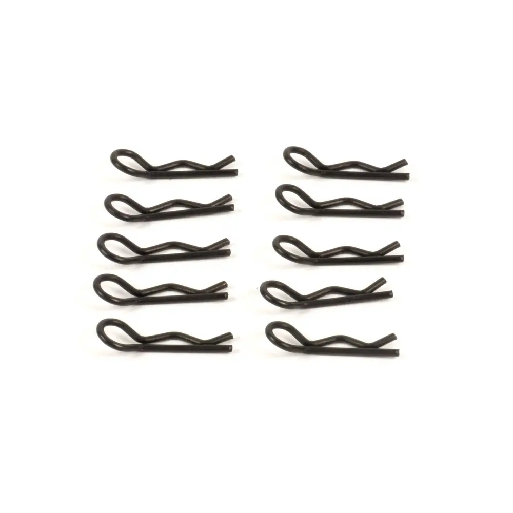 10 clips de carrosserie noirs - T2M T422658N - 1/12