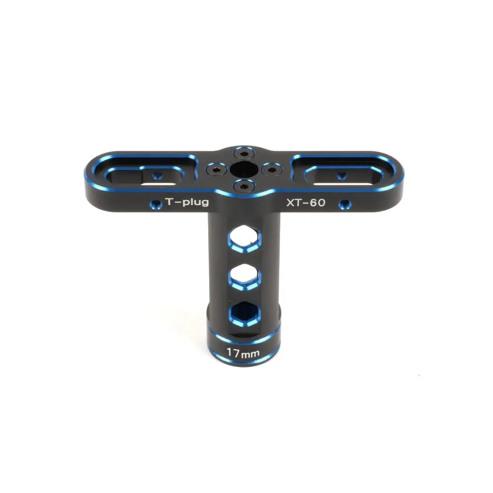 Clé à roue 17mm aluminium bleu - T2M T422661B