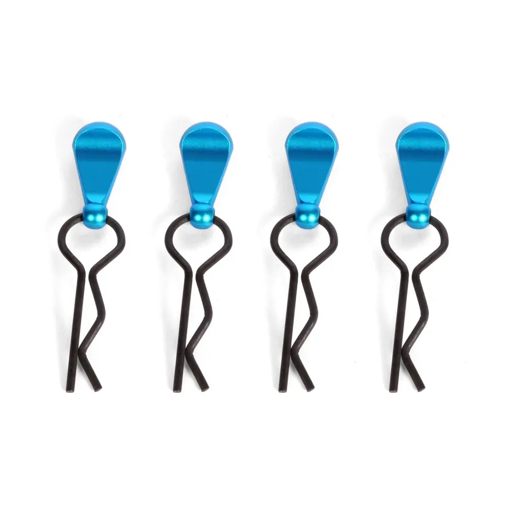 4 clips de carrosserie safety bleu - T2M T422671B - 1/8