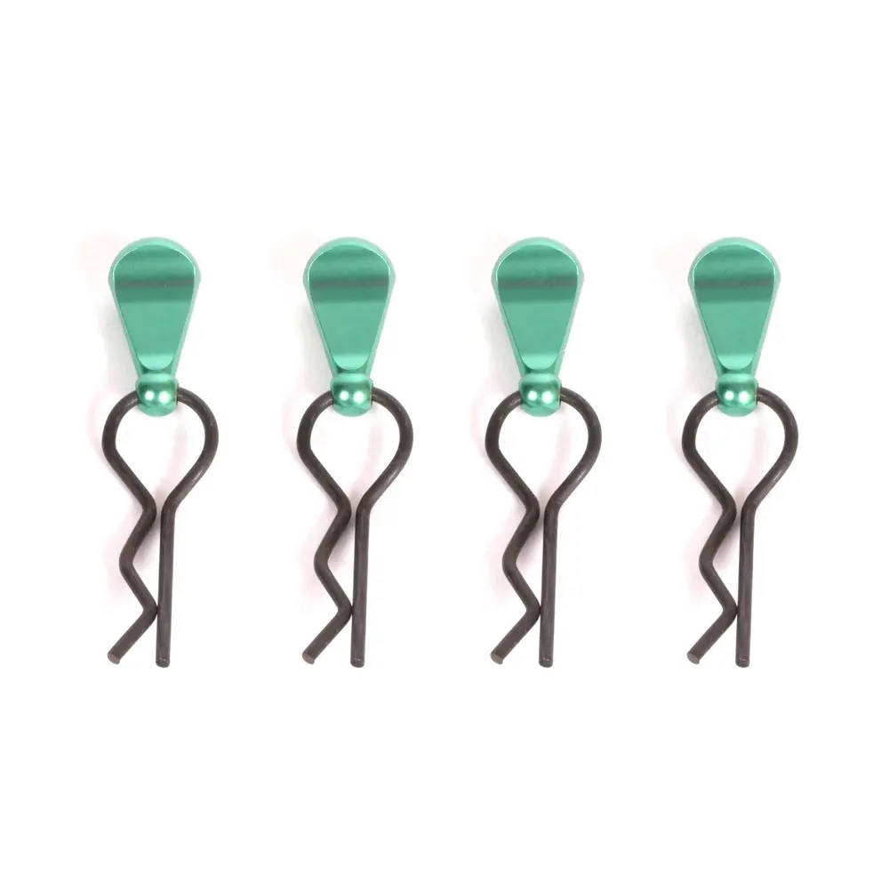 4 clips de carrosserie safety vert - T2M T422671V - 1/8