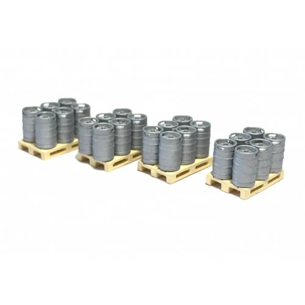Fûts de bière HO sur palette - 87TRAIN 221012 - HO 1/87