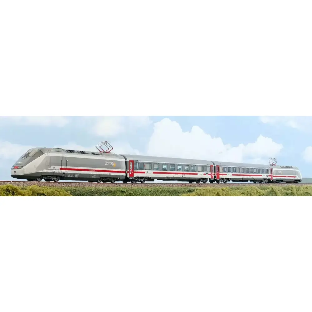 Set de 4 éléments Trenitalia "Intercity Day" - Acme 70112 - HO 1/87 - FS - Ep VI - Analogique - 2R