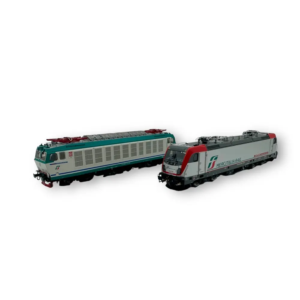 Set de 2 locomotives électriques de Vado Ligure E652 172 & E494 039 - Acme 60569 - HO 1/87 - Ep VI - Analogique - 2R