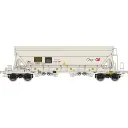 Wagon trémie Tapps T84 "ChemOil" - Albert Modell 065308 - HO 1/87 - F-ERSA - Ep VI - 2R