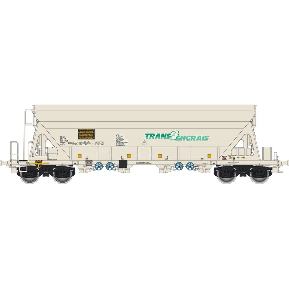 Wagon trémie Tapps Trans Engrais - Albert Modell 065318 - HO 1/87 - Ep VI - 2R