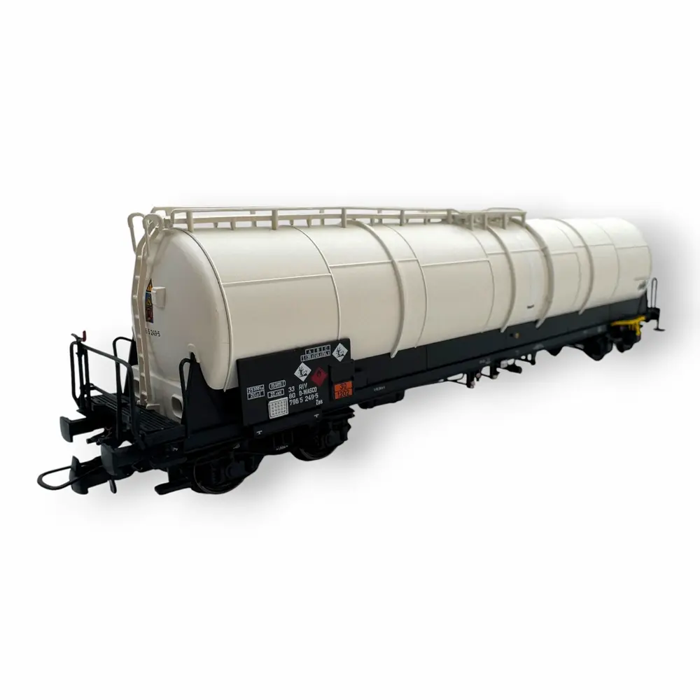 Wagon citerne grande capacité 85m3 Zas blanc Wascosa - ALBERT MODELL 796013 - EP VI - HO 1/87