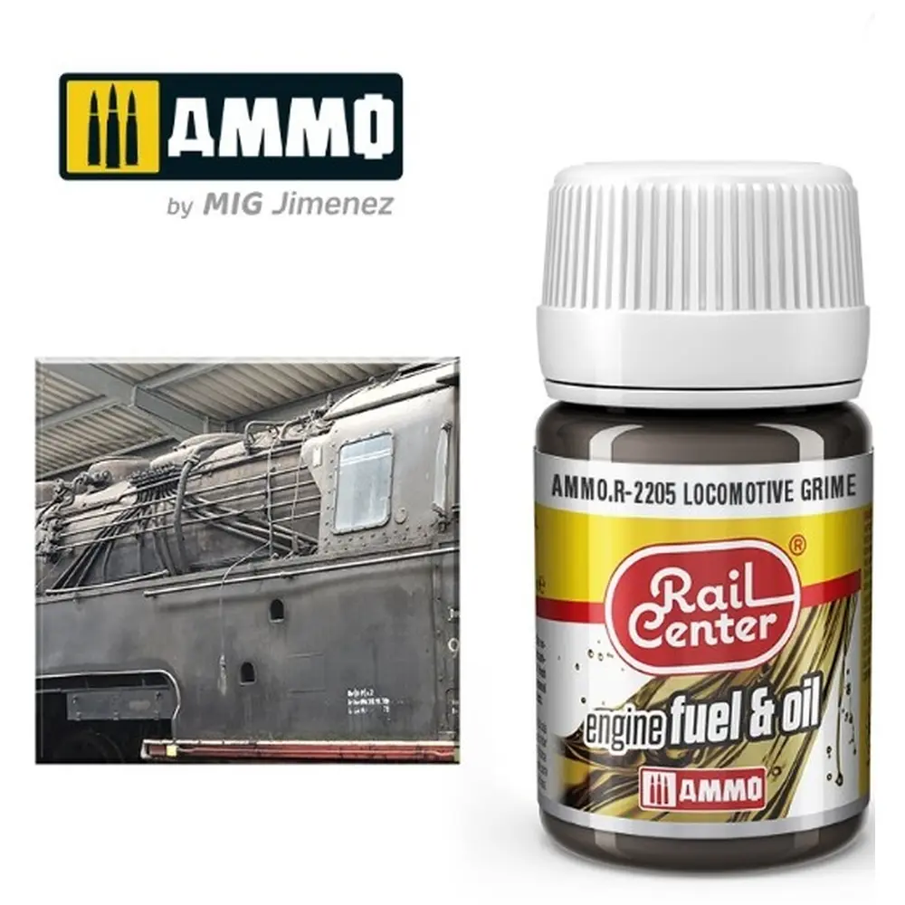 Effet de Salissures pour Locomotives Diesel et Vapeur R-2205 - AMMO 4602205 - 35ml