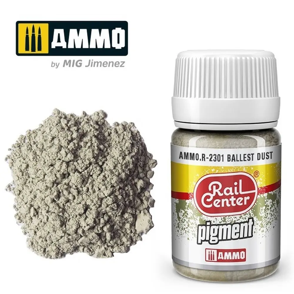 Effet Poussière Réaliste pour Ballast et Infrastructures R-2301 - AMMO 4602301 - 35ml