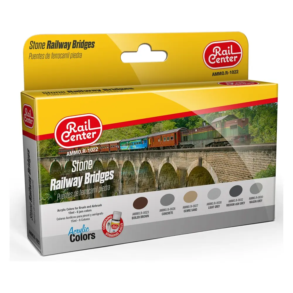 Kit de peinture pour colorer les ponts en pierre - Ammo 4601022