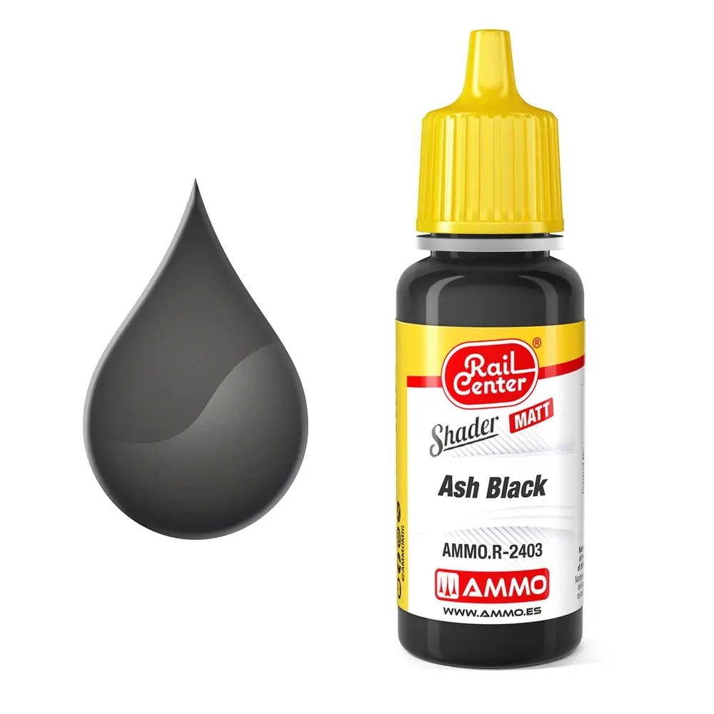 Peinture d'ombrage mate cendre noire - Ammo 4602403