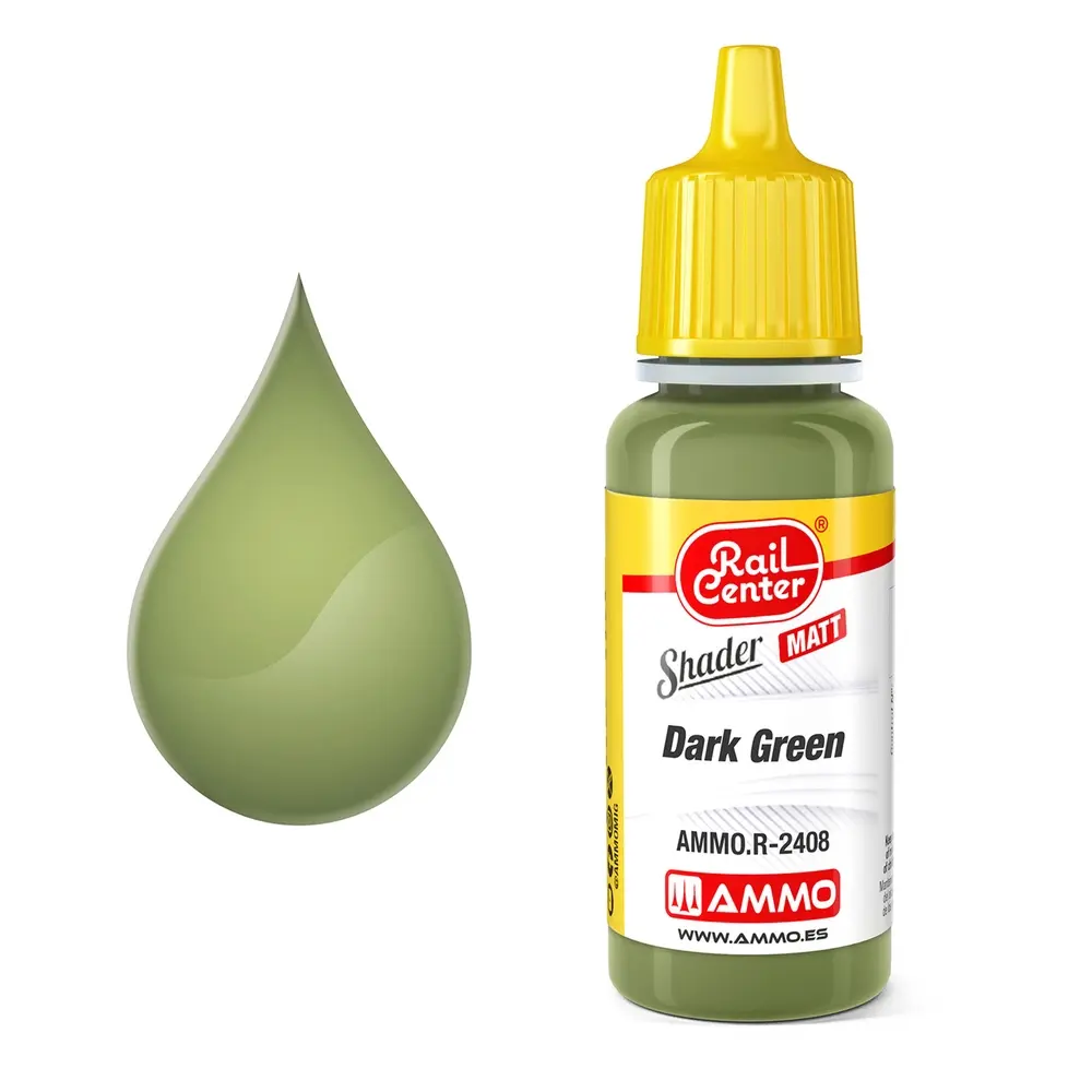 Peinture d'ombrage mate vert foncé - Ammo 4602408