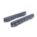Set de 2 voitures lits T2 - Arnold HN4342 - N 1/160 - CIWL - Ep V - 2R