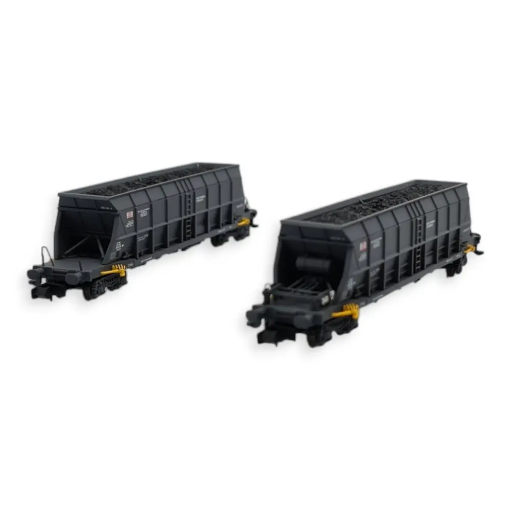 Set 2 wagons trémies Faoos Arnold "S.G.W." HN6548 SCNF - N 1/160 - EP IV