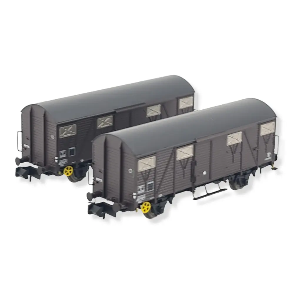 Set 2 wagons couverts K ARNOLD HN6514 - SNCF - N 1/160 - EP III