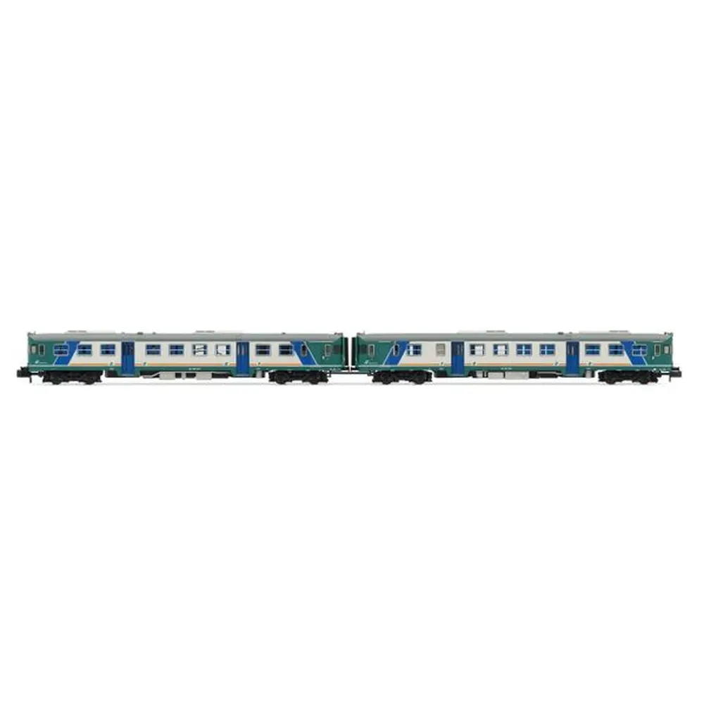 Set de 2 autorails diesels ALn 668 série 1000, livrée XMPR, verre plats - Arnold HN2571 - N 1/160 - FS - Ep V - Analogique - 2R