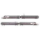Set de 4 unités, autorails électriques S-114, livrée « 75 ans RENFE » - Arnold HN2578S - N 1/160 - RENFE - Ep VI - Digital sound - 2R