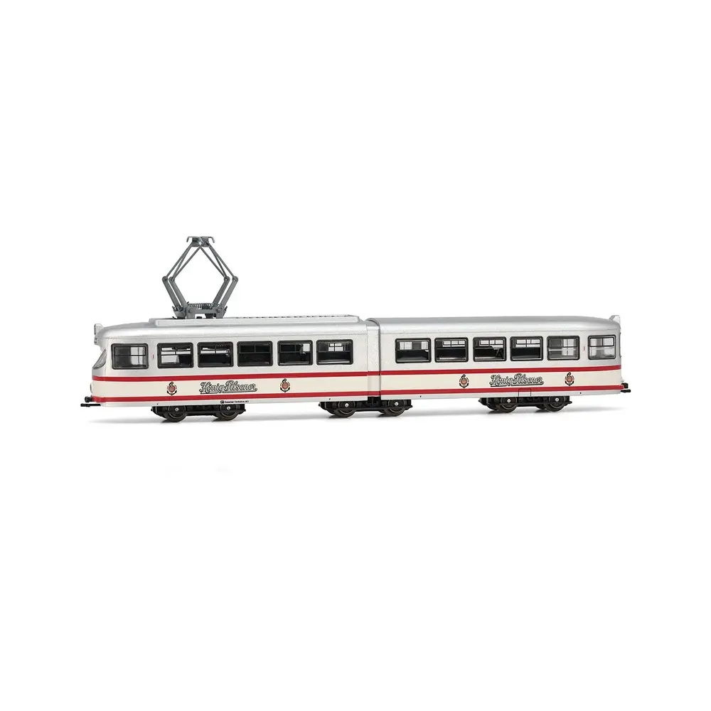 Tram DUEWAG GT6 version Essen « König Pilsener » - Arnold HN2604 - N 1/160 - DB - EP IV-V - Analogique