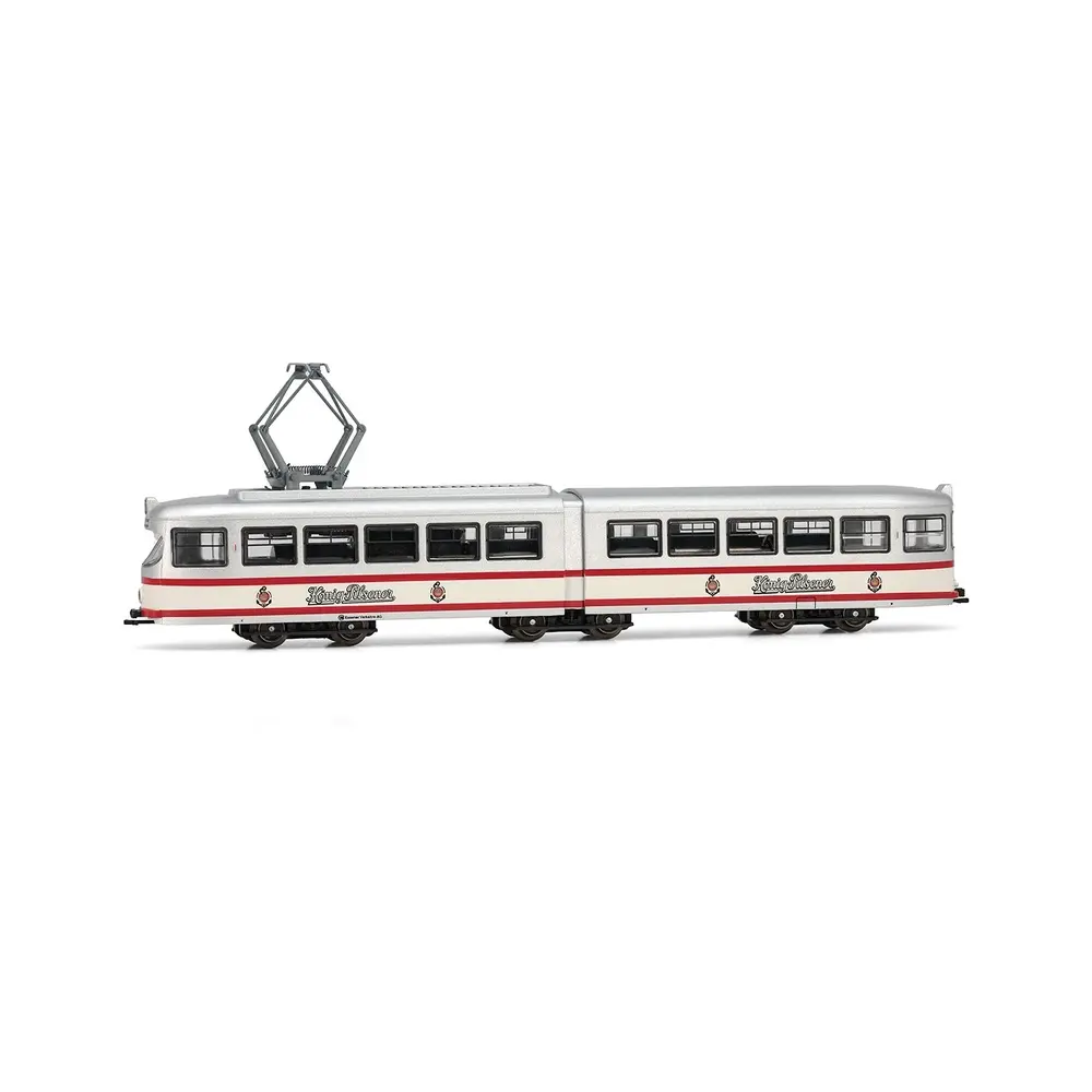 Tram DUEWAG GT6 version Essen « König Pilsener » - Arnold HN2604D - N 1/160 - DB - EP IV-V - DCC