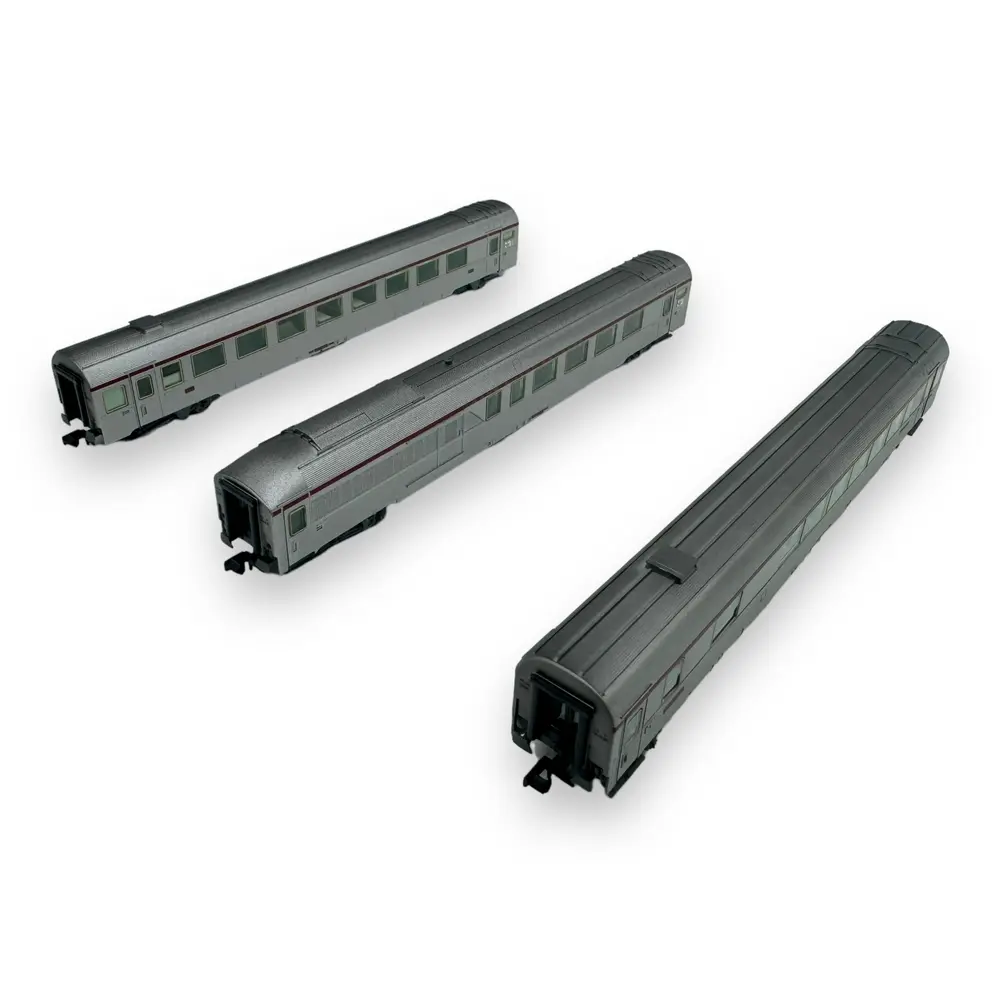 Set 3 voitures voyageurs TEE "Paris - Ruhr" - Arnold HN4444 - N 1/160 - SNCF - Ep IV - 2R