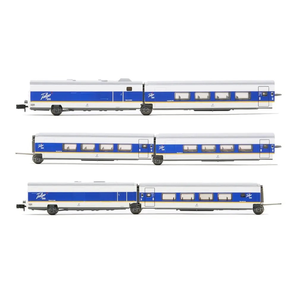 Coffret de 6 voitures TGV Talgo 200 - Arnold HN4462 - N 1/160 - RENFE - EP V