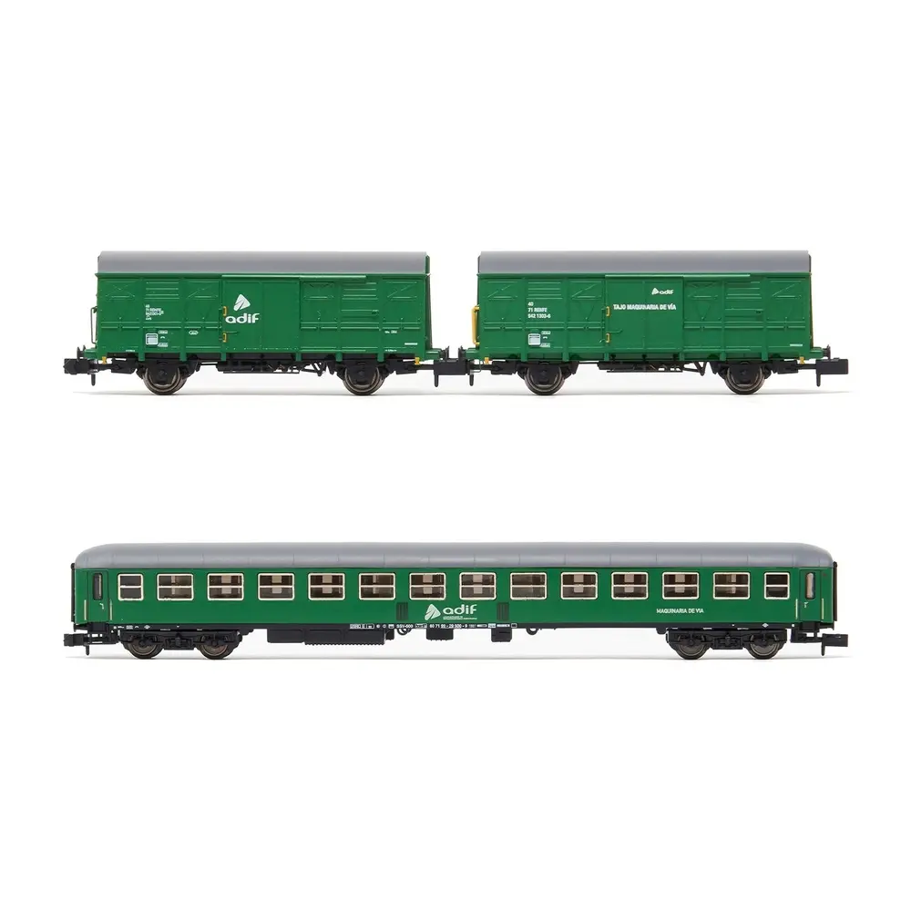 Coffret de 3 unités ADIF - Arnold HN6576 - N 1/160 - RENFE - EP VI