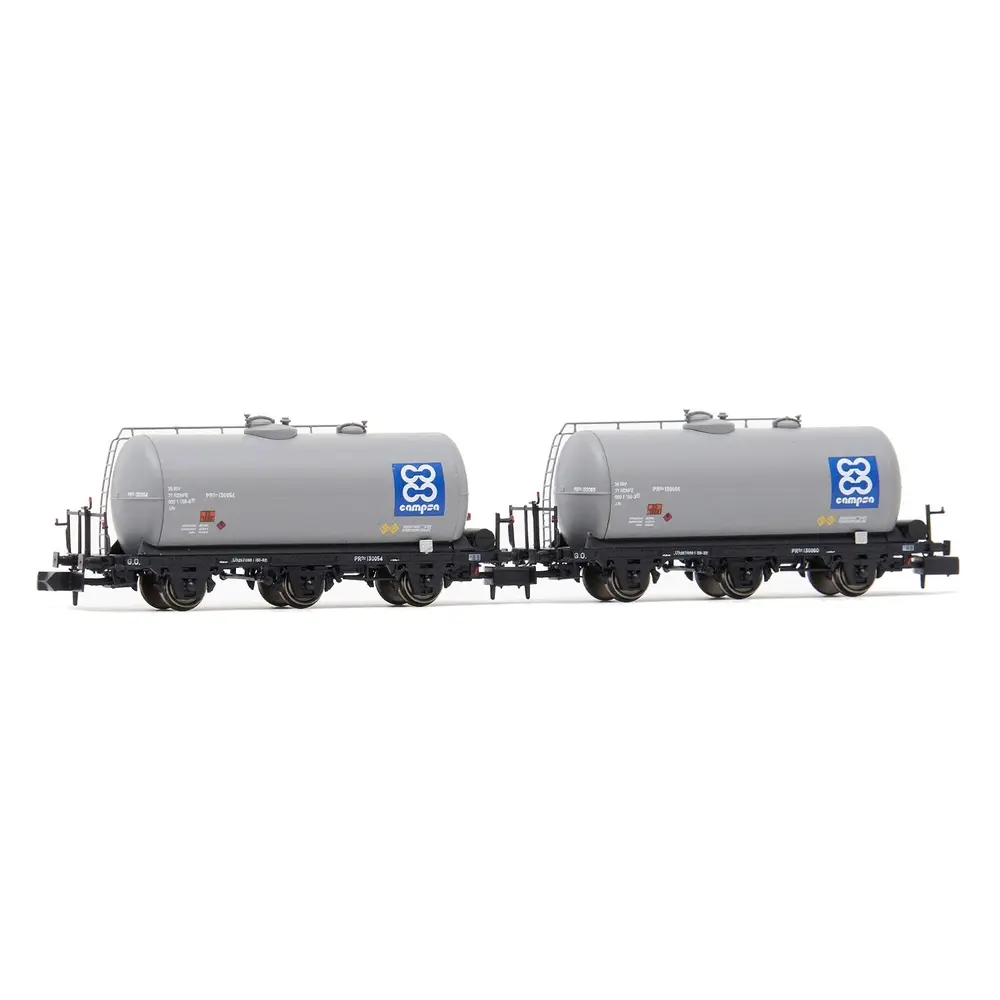 Coffret de 2 wagons citerne "CAMPSA" - Arnold HN6612 - N 1/160 - RENFE - EP IV