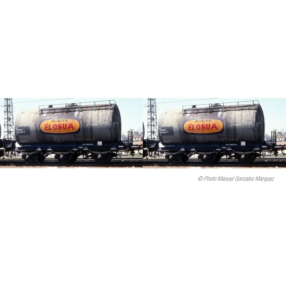 Coffret de 2 wagons citernes "Elosua" - Arnold HN6613 - N 1/160 - RENFE - EP IV